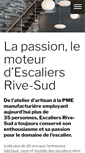 Mobile Screenshot of escaliersrivesud.com