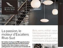 Tablet Screenshot of escaliersrivesud.com
